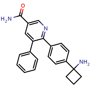 Chemical structure of AKT-IN-1 , CAS 1357158-81-6, AChemBlock Y230460