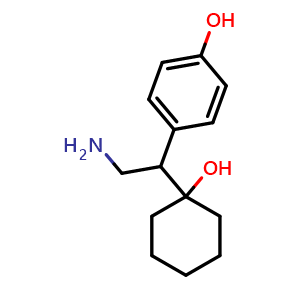 Chemical structure of N,N,O-Tridesmethylvenlafaxine , CAS 149289-29-2, AChemBlock Y230463