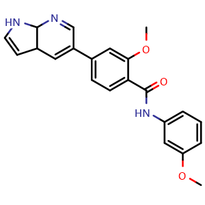 Chemical structure of TNIK-IN-2 , CAS 2754265-76-2, AChemBlock Y230465
