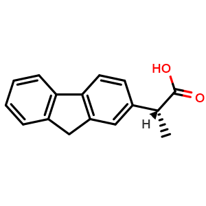 Chemical structure of Cicloprofen , CAS 36950-96-6, AChemBlock Y230469