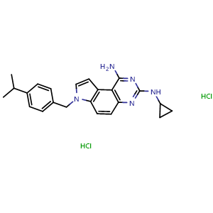 Chemical structure of SCH79797 dihydrochloride , CAS 1216720-69-2, AChemBlock Y230484