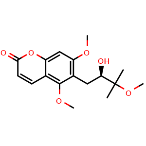 Chemical structure of (+)-6-(2-Hydroxy-3-methoxy-3-methylbutyl , CAS 137182-35-5, AChemBlock Y230503