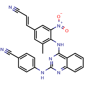 Chemical structure of Reverse transcriptase-IN-1 , CAS 2380001-43-2, AChemBlock Y230525