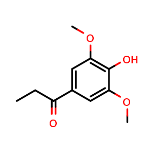 Chemical structure of Propiosyringone , CAS 5650-43-1, AChemBlock Y230546