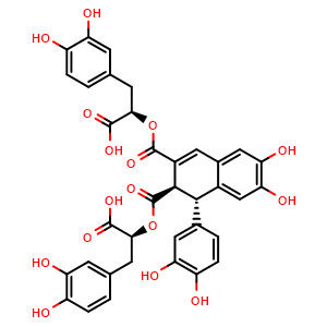 Chemical structure of Rabdosiin , CAS 263397-69-9, AChemBlock Y230549