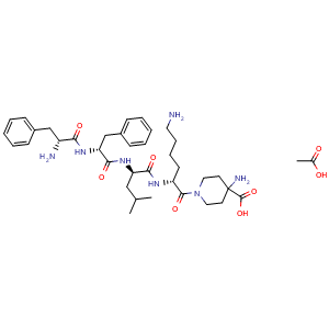 Chemical structure of Difelikefalin acetate , CAS 1024829-44-4, AChemBlock Y230563