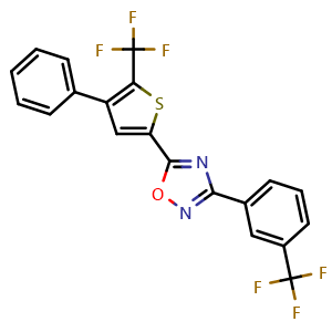 Chemical structure of SEW2871 , CAS 256414-75-2, AChemBlock Y230575