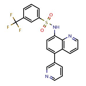 Chemical structure of Ubiquitination-IN-1 , CAS 1819330-15-8, AChemBlock Y230588