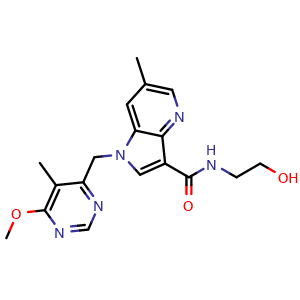 Chemical structure of TBA-7371 , CAS 1494675-86-3, AChemBlock Y230596