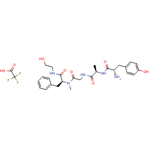 Chemical structure of DAMGO TFA , CAS 950492-85-0, AChemBlock Y230602