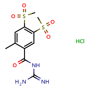 Chemical structure of Rimeporide hydrochloride , CAS 187870-95-7, AChemBlock Y230615