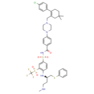 Chemical structure of Desmorpholinyl Navitoclax-NH-Me , CAS 2365172-82-1, AChemBlock Y230617