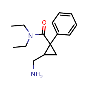 Chemical structure of Dextromilnacipran , CAS 96847-55-1, AChemBlock Y230624