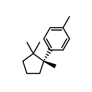 Chemical structure of (+)-Cuparene , CAS 16982-00-6, AChemBlock Y230636