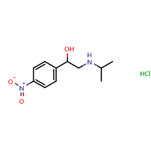 Chemical structure of Nifenalol hydrochloride , CAS 5704-60-9, AChemBlock Y230637