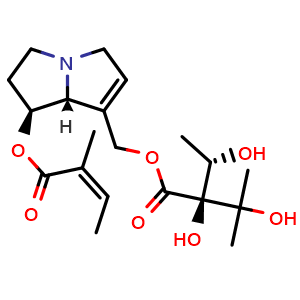 Chemical structure of Heliosupine , CAS 32728-78-2, AChemBlock Y230684