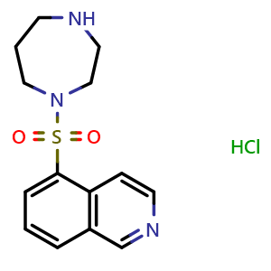Chemical structure of Fasudil hydrochloride , CAS 105628-07-7, AChemBlock Y230695