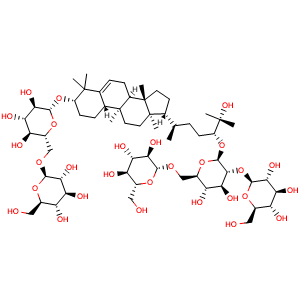 Chemical structure of 11-Deoxymogroside V , CAS 1707161-17-8, AChemBlock Y230702
