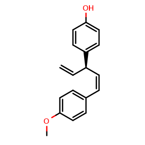 Chemical structure of 4'-O-Methylnyasol , CAS 79004-25-4, AChemBlock Y230703