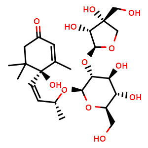 Chemical structure of 7-Z-Trifostigmanoside I , CAS 1018898-17-3, AChemBlock Y230705