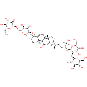 Chemical structure of 11-Oxomogroside IV , CAS 2096516-32-2, AChemBlock Y230709
