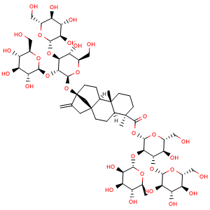 Chemical structure of Rebaudioside N , CAS 1220616-46-5, AChemBlock Y230711