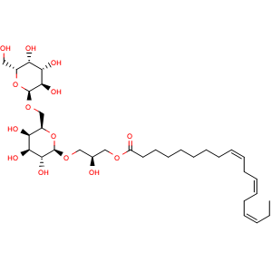 Chemical structure of Gingerglycolipid A , CAS 145937-22-0, AChemBlock Y230721
