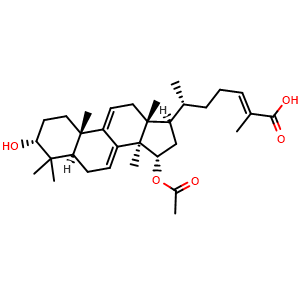 Chemical structure of Ganoderic acid X , CAS 86377-53-9, AChemBlock Y230730