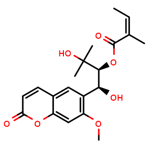 Chemical structure of Angelol M , CAS 1092952-64-1, AChemBlock Y230732