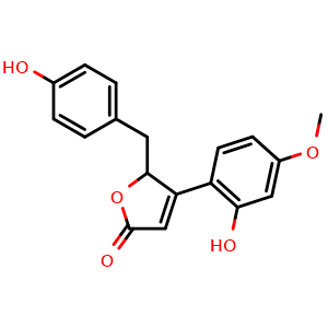 Chemical structure of Puerol B , CAS 151228-07-8, AChemBlock Y230736