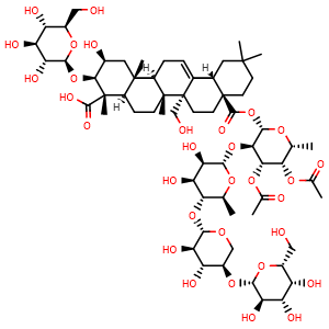 Chemical structure of Polygalasaponin XXXV , CAS 184479-28-5, AChemBlock Y230739