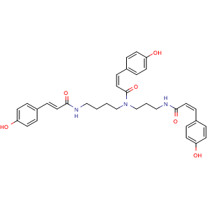 Chemical structure of Safflospermidine B , CAS 1111082-11-1, AChemBlock Y230742