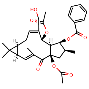 Chemical structure of Euphorbia factor L24 , CAS 1613700-13-2, AChemBlock Y230751