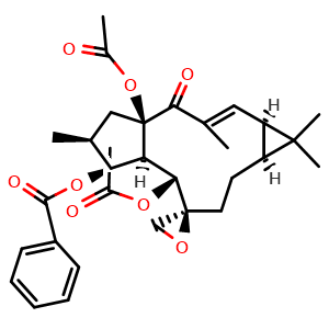 Chemical structure of Euphorbia factor L25 , CAS 303174-98-3, AChemBlock Y230753