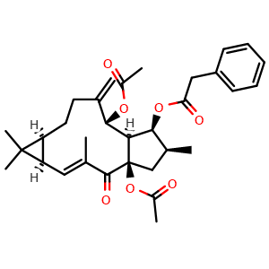 Chemical structure of deoxy-Euphorbia factor L1 , CAS 247099-01-0, AChemBlock Y230754