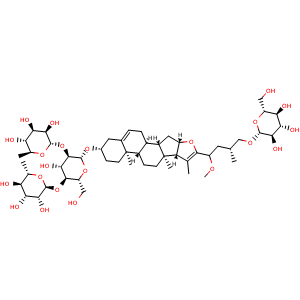 Chemical structure of Dioscoreside C , CAS 344912-80-7, AChemBlock Y230755