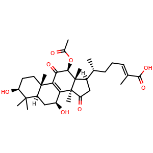 Chemical structure of Ganoderic acid GS-3 , CAS 1206781-66-9, AChemBlock Y230769