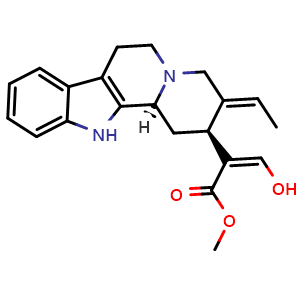 Chemical structure of Geissoschizine , CAS 439-66-7, AChemBlock Y230773
