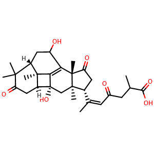 Chemical structure of Ganosinensic acid C , CAS 2231756-23-1, AChemBlock Y230774