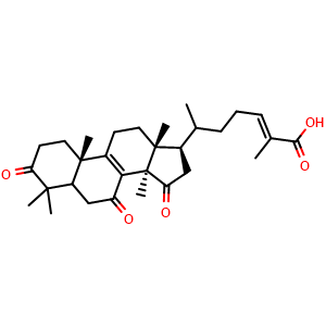 Chemical structure of 11-Keto-ganoderic acid DM , AChemBlock Y230777