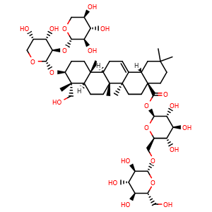 Chemical structure of Akebia saponin E , CAS 39524-14-6, AChemBlock Y230778