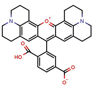 9-(2,5-Dicarboxyphenyl)-2,3,6,7,12,13,16,17-octahydro-1H,5H,11H,15H-xantheno[2,3,4-ij:5,6,7-i'j']diquinolizin-18-ium inner salt