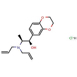 (1R,2S)-2-[Bis(prop-2-en-1-yl)amino]-1-(2,3-dihydro-1,4-benzodioxin-6-yl)propan-1-ol hydrochloride