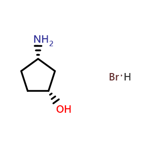 (1R,3S)-3-aminocyclopentan-1-ol hydrobromide
