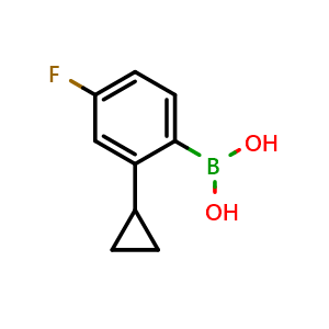 (2-cyclopropyl-4-fluorophenyl)boronic acid