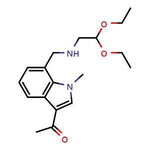 1-(7-((2,2-Diethoxyethylamino)methyl)-1-methyl-1H-indol-3-yl)ethanone