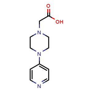 2-(4-(pyridin-4-yl)piperazin-1-yl)acetic acid