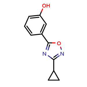 3-(3-cyclopropyl-1,2,4-oxadiazol-5-yl)phenol