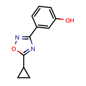 3-(5-cyclopropyl-1,2,4-oxadiazol-3-yl)phenol