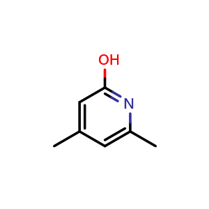 Chemical structure of 4,6-Dimethyl-2-hydroxypyridine , CAS 16115-08-5, AChemBlock Y231229